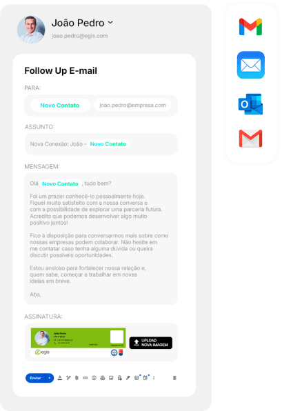 Exemplo de E-mail Follow up