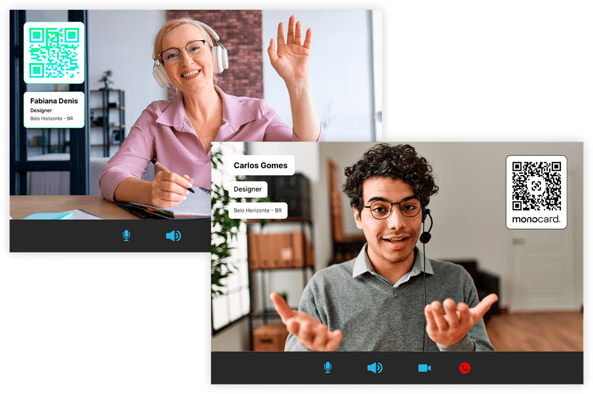 Online meeting with the Monocard System