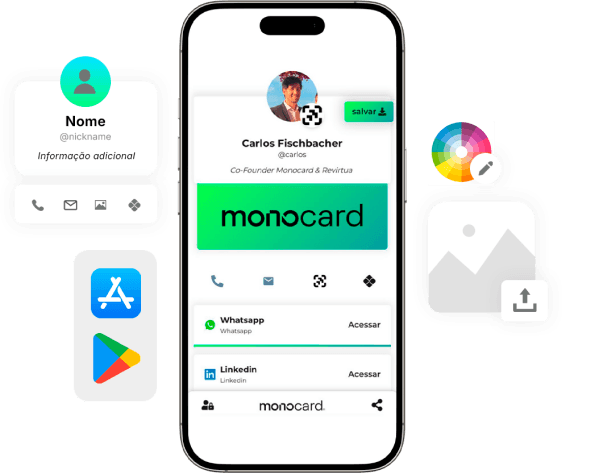 Tarjeta de visita digital altamente personalizable